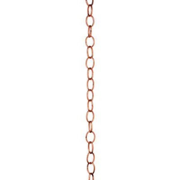 Good Directions Good Directions Small Single Link Rain Chain, Polished Copper 485P-8